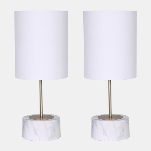 Round Base Brass Table Lamp
